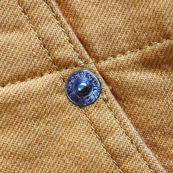 Club Monaco Paneled Mini Skirt Jupe Beige Cotton Branded Monogrammed Pockets - Picture 8 of 12